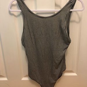 💜2 FOR $10💜 Striped Bodysuit Forever 21